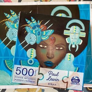 500 Piece Jigsaw Puzzle Paul Lewin 'Binah' with Poster